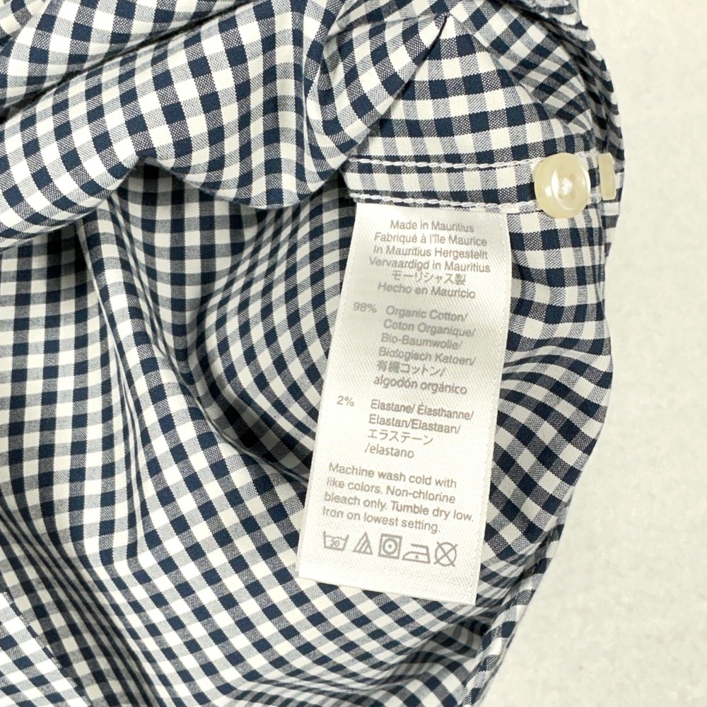 Brooks Brothers J Crew Alan Flusser Mens Size M Button Down Shirts Gingham Linen - Picture 7 of 16